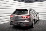Maxton Parts - Heckspoiler Lippe passend für Seat Leon FR Sportstourer Mk3 schwarz Hochglanz