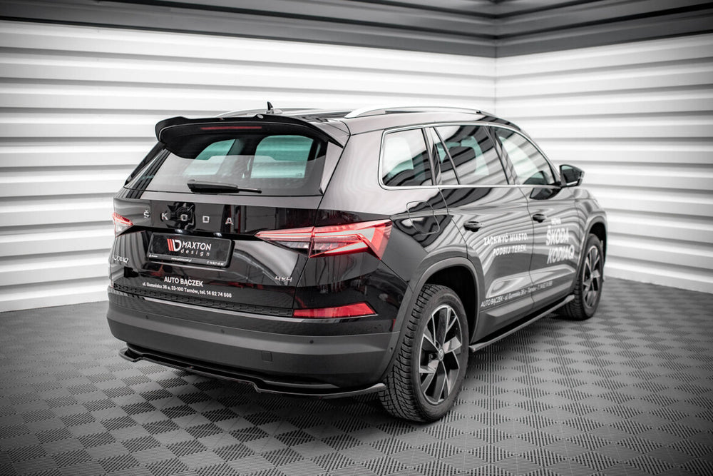 Maxton Parts - Heckspoiler Lippe passend für Skoda Kodiaq Mk1 FL schwarz Hochglanz