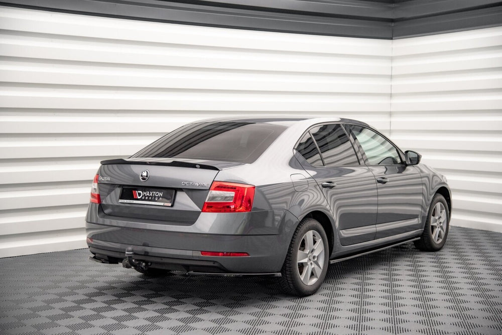 Maxton Parts - Heckspoiler Lippe passend für Skoda Octavia Liftback Mk3 FL schwarz Hochglanz