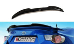 Maxton Parts - Heckspoiler Lippe passend für Subaru BRZ Mk1 / Mk1 FL / Toyota GT86 Mk1 / Mk1 FL schwarz Hochglanz
