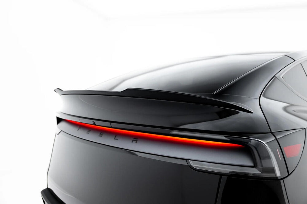 Maxton Parts - Heckspoiler Lippe passend für Tesla Model Y Premium Mk1 Facelift schwarz Hochglanz