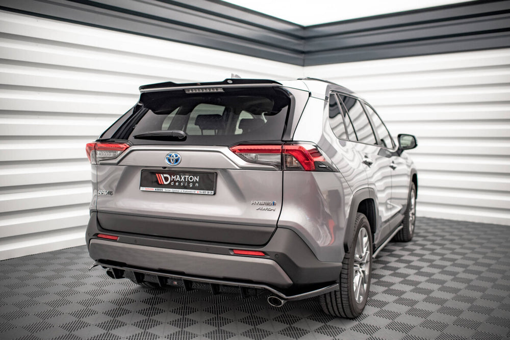 Maxton Parts - Heckspoiler Lippe passend für Toyota RAV4 Mk5 schwarz Hochglanz