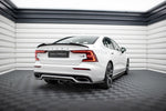 Maxton Parts - Heckspoiler Lippe passend für Volvo S60 R-Design Mk3 schwarz Hochglanz