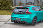 Maxton Parts - Heckspoiler Lippe passend für Volvo V40 schwarz Hochglanz