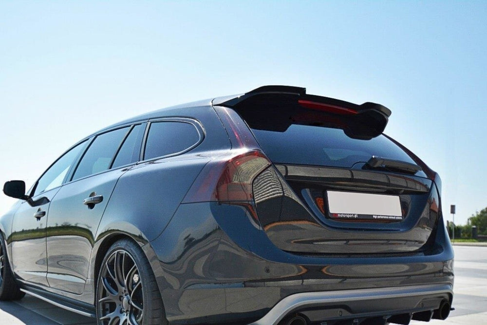 Maxton Parts - Heckspoiler Lippe passend für Volvo V60 Polestar FL schwarz Hochglanz