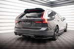 Maxton Parts - Heckspoiler Lippe passend für Volvo V90 R-Design Mk2 schwarz Hochglanz