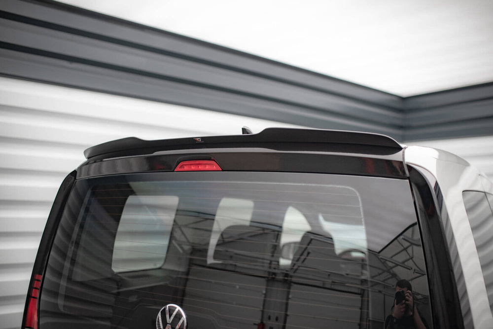 Maxton Parts - Heckspoiler Lippe passend für VW Caddy Mk5 schwarz Hochglanz