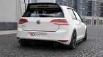 Maxton Parts - Heckspoiler Lippe passend für VW Golf 7 GTI CLUBSPORT schwarz Hochglanz