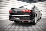 Maxton Parts - Heckspoiler Lippe passend für VW Passat Limousine B8 FL schwarz Hochglanz