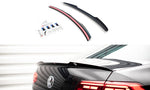 Maxton Parts - Heckspoiler Lippe passend für VW Passat Limousine B8 FL schwarz Hochglanz