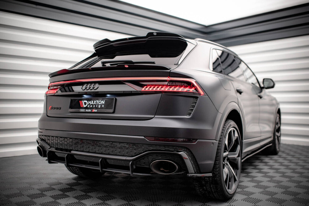 Maxton Parts - Heckspoiler Lippe unten V.2 passend für Audi RSQ8 Mk1 FL schwarz Hochglanz