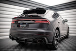 Maxton Parts - Heckspoiler Lippe unten V.2 passend für Audi RSQ8 Mk1 FL schwarz Hochglanz