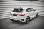 Maxton Parts - Heckspoiler Lippe V.1 passend für Audi RS3 / S3 / A3 S-Line Sportback 8Y schwarz Hochglanz