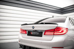 Maxton Parts - Heckspoiler Lippe V.1 passend für BMW 5er Limousine G30 schwarz Hochglanz