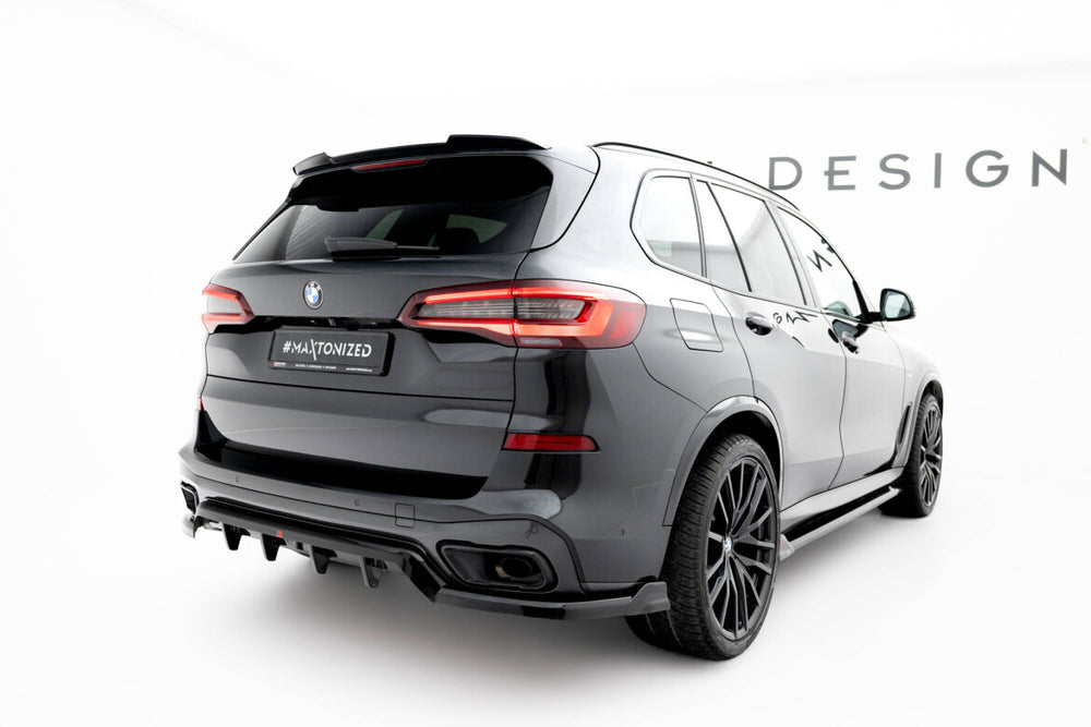 Maxton Parts - Heckspoiler Lippe V.1 passend für BMW X5 G05 M Paket schwarz Hochglanz