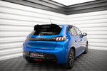 Maxton Parts - Heckspoiler Lippe V.1 passend für Peugeot 208 Mk2 schwarz Hochglanz