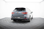 Maxton Parts - Heckspoiler Lippe V.1 passend für Seat Leon CUPRA ST Mk3 / Mk3 FL schwarz Hochglanz