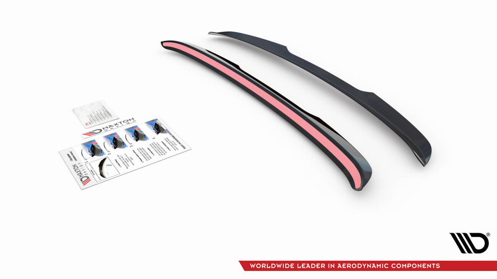 Maxton Parts - Heckspoiler Lippe V.1 passend für Volvo V70 Mk3 schwarz Hochglanz
