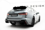 Maxton Parts - Heckspoiler Lippe V.2 passend für Audi RS6 C8 / C8 FL schwarz Hochglanz