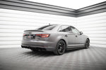 Maxton Parts - Heckspoiler Lippe V.2 passend für Audi S4 / A4 Standard / S-Line / Competition Limousine B9 / B9 FL schwarz Hochglanz