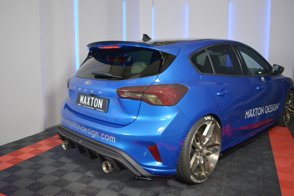 Maxton Parts - Heckspoiler Lippe V.2 passend für Ford Focus Hatchback ST-Line Mk4 schwarz Hochglanz