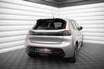 Maxton Parts - Heckspoiler Lippe V.2 passend für Peugeot 208 Mk2 schwarz Hochglanz