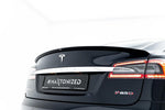 Maxton Parts - Heckspoiler Lippe V.2 passend für Tesla Model S Mk1 schwarz Hochglanz
