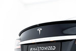 Maxton Parts - Heckspoiler Lippe V.2 passend für Tesla Model S Mk1 schwarz Hochglanz