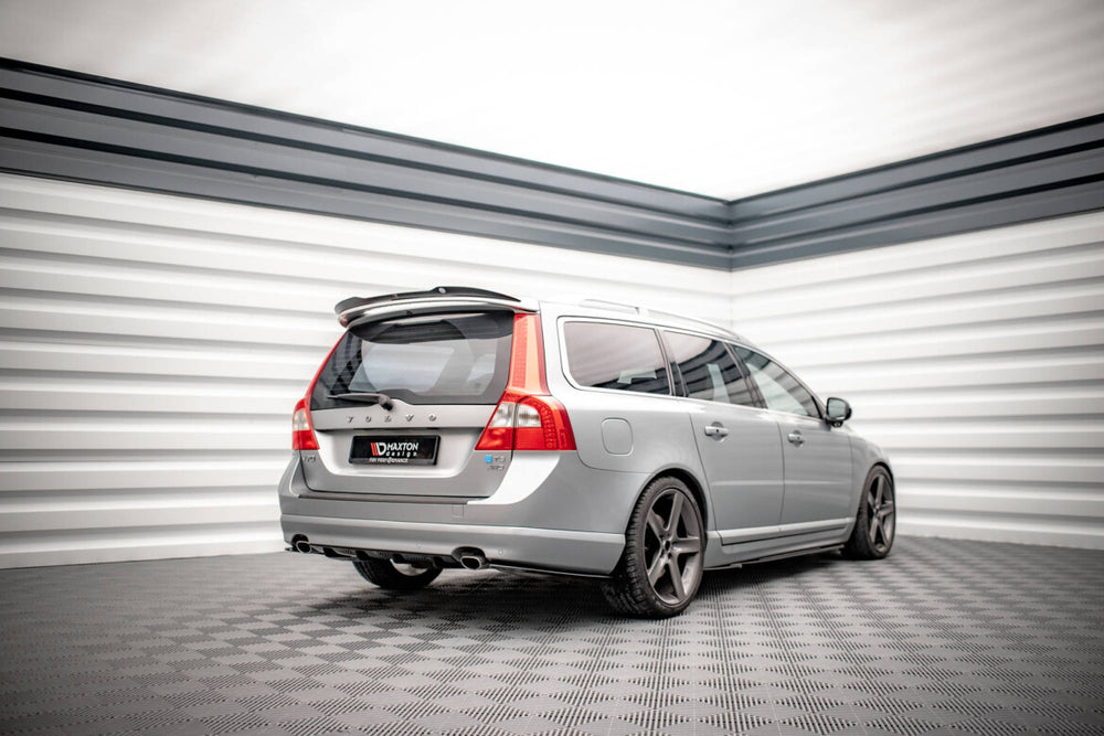 Maxton Parts - Heckspoiler Lippe V.2 passend für Volvo V70 Mk3 schwarz Hochglanz