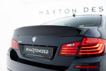Maxton Parts - Heckspoiler passend für BMW 5er Limousine F10 / F10 FL schwarz Hochglanz