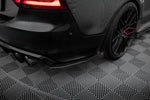 Maxton Parts - Hintere Seiten Flaps passend für Audi A7 S-Line C7 schwarz Hochglanz