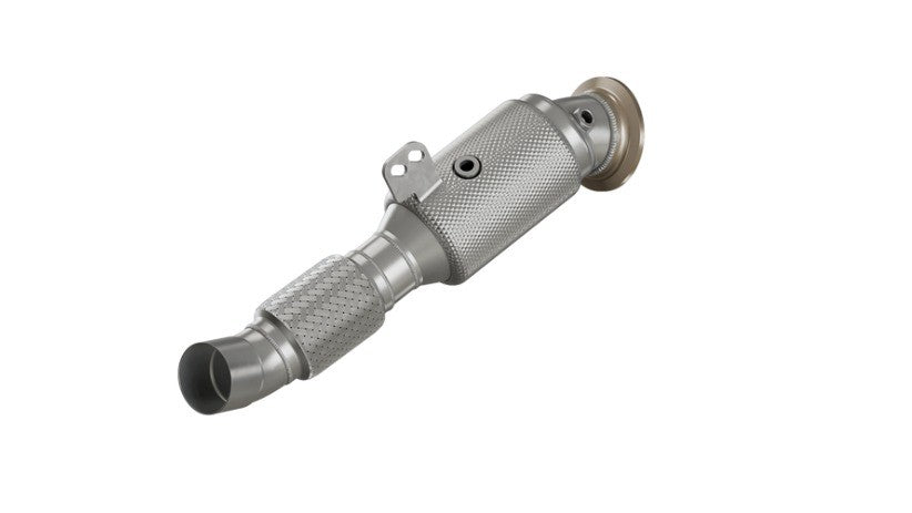 HJS Downpipe mit 300 cpsi Metallkat passend für BMW B58 Motoren