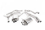 Milltek Klappen Auspuffanlage passend für Audi RS4 B9 2.9 V6 Turbo Avant ohne OPF