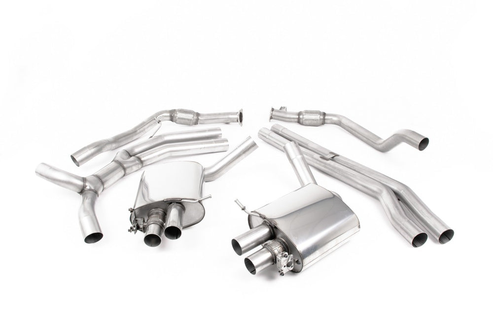 Milltek Klappen Auspuffanlage passend für Audi RS5 B9 2.9 V6 Turbo Sportback ohne OPF
