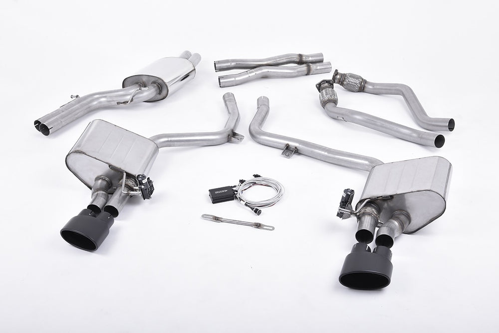 Milltek Klappen Auspuffanlage passend für Audi S5 3.0 TFSI B8 Sportback