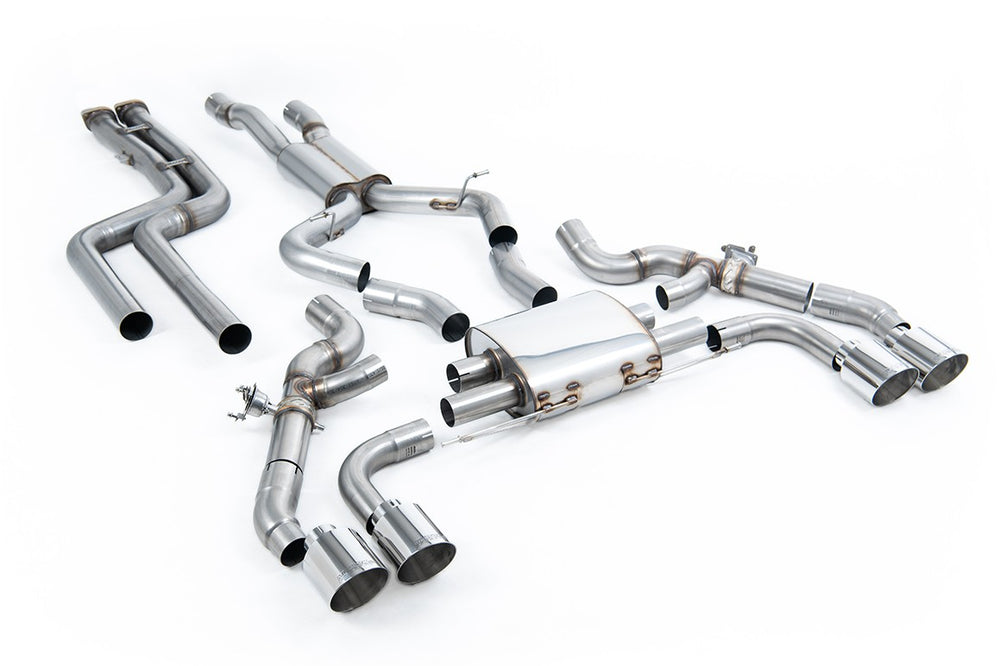 Milltek Klappen Auspuffanlage passend für BMW X3M & Competition G01 3.0 Vor-LCI Modelle - ungedämpft