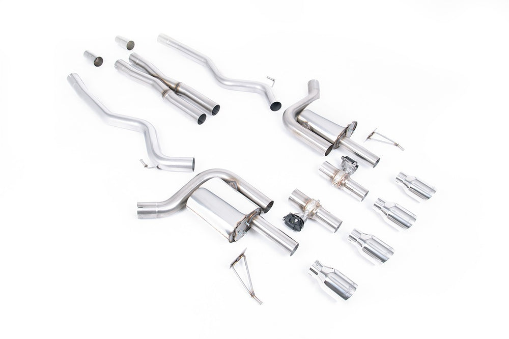 Milltek Klappen Auspuffanlage passend für Ford Mustang 5.0 V8 GT S650 Fastback ab Kat - mit X-Pipe