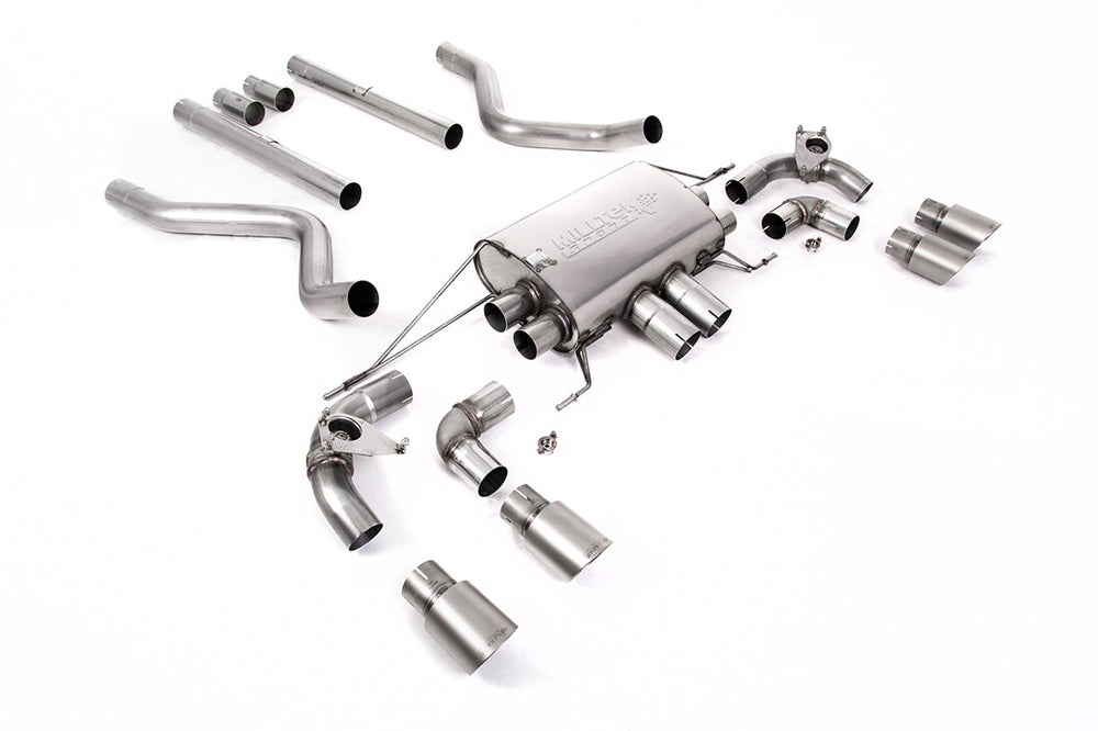 Milltek Klappen Auspuffanlage passend für Land / Range Rover Defender 90 5.0 V8 ab Kat