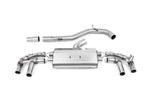 Milltek Klappen Auspuffanlage passend für VW Golf Mk8 R 2.0 TSI ab OPF - 80-mm-Version - ungedämpft