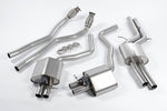 Milltek Klappen Sportauspuff passend für Audi RS6 & RS7 C7 Sportback 4.0 V8 TFSI Bi-Turbo quattro gedämpft (resonated)