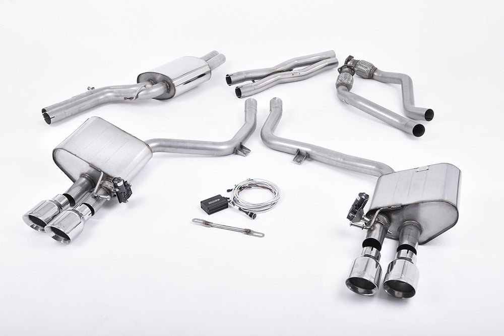 Milltek Klappen Sportauspuff passend für Audi S4 & S5 3.0 B8.5