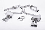 Milltek Klappen Sportauspuff passend für Audi S4 & S5 3.0 B8.5