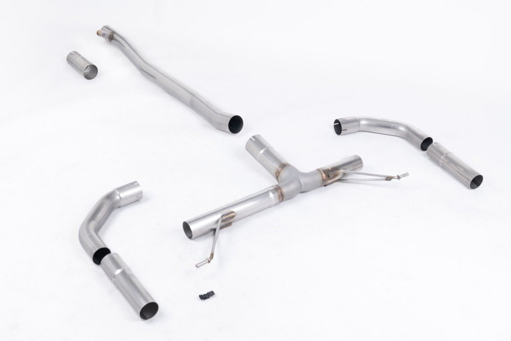Milltek Renn-Auspuffanlage passend für Mercedes A-Klasse A35 AMG 2.0 Turbo Saloon/Sedan & CLA35 Coupe Shooing Brake