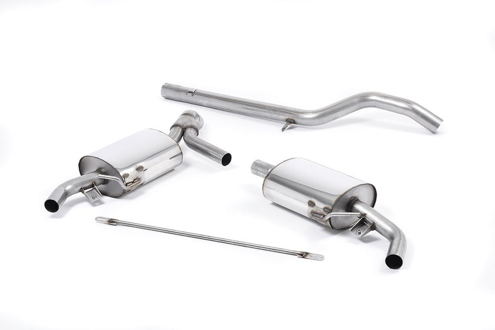 Milltek Sport Abgasanlage passend für Renault Clio 3 200 2.0l 16V 200 inkl. Cup ungedämpft (non-resonated)