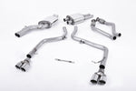 Milltek Sport Abgasanlage Race passend für Audi S5 3.0 TFSI B8 Coupé & Cabriolet