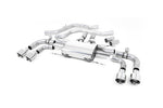Milltek Sport Auspuffanlage passend für Alfa Romeo Quadrifoglio 2.9 V6 Front Pipe-back mit Abgasklappen