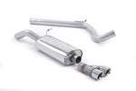 Milltek Sport Auspuffanlage passend für Audi A1 8X 1.4 TFSI S line & VW Polo GTI 1.4 non-resonated