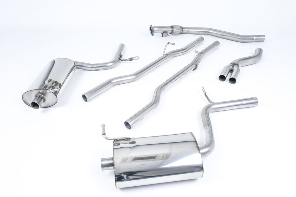 Milltek Sport Auspuffanlage passend für Audi A4 1.8T B6 quattro Saloon Avant 190BHP