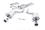 Milltek Sport Auspuffanlage passend für Audi A4 & S4 V6 & V8 B6 quattro Saloon Avant & Cabriolet Endrohre