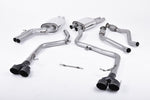 Milltek Sport Auspuffanlage passend für Audi S5 3.0 TFSI B8.5 Coupe & Cabriolet ungedämpft (non-resonated)